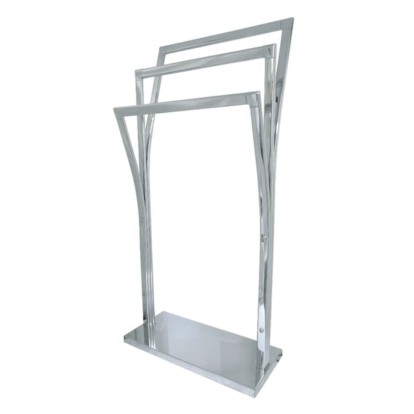 SCC3301 Edenscape Pedestal Y-Style Towel Rack, Polished Chrome